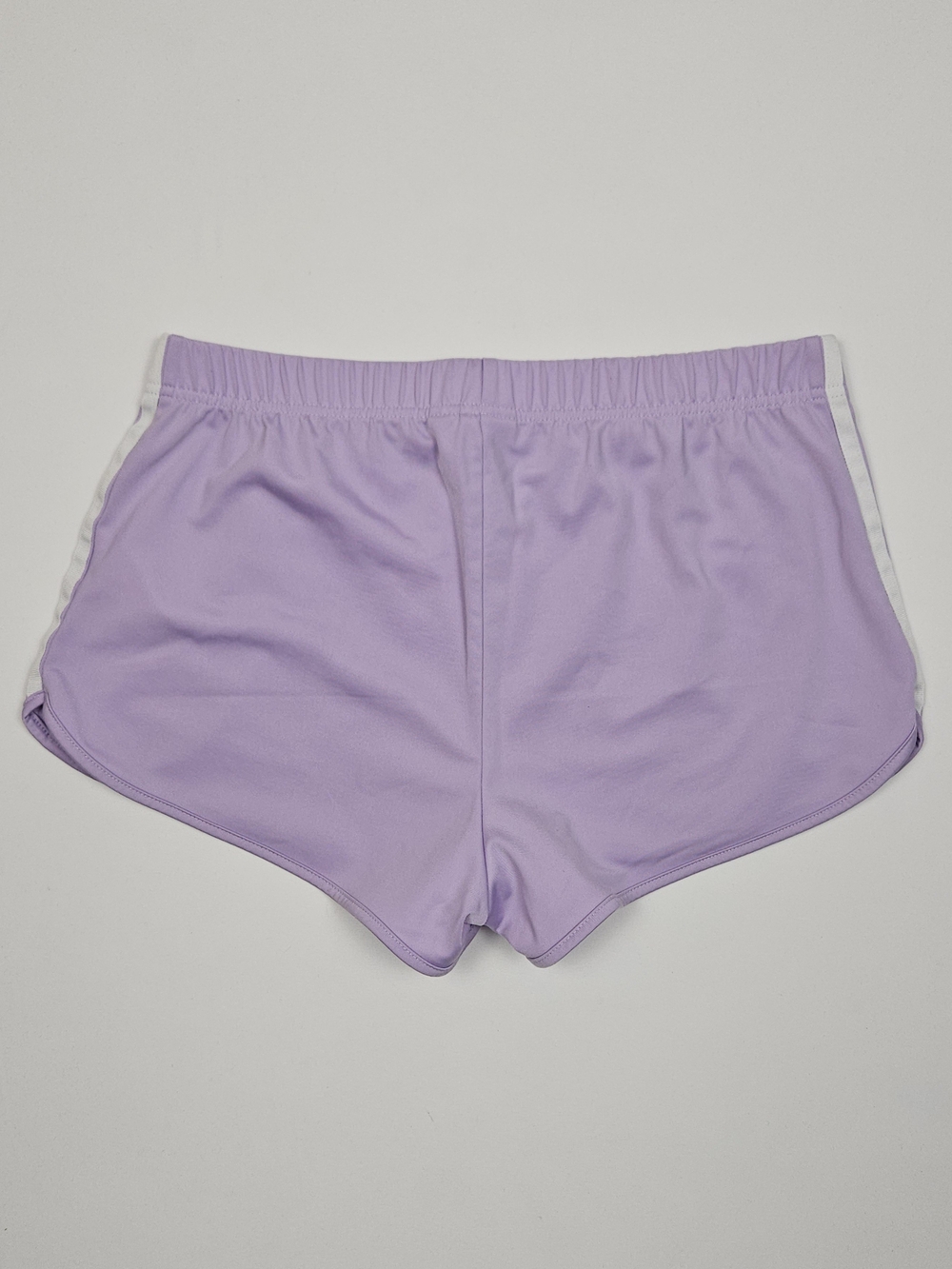 Adidas Originals Trefoil 3-Stripe Lilac Shorts Women's Medium - Picture 4 of 5